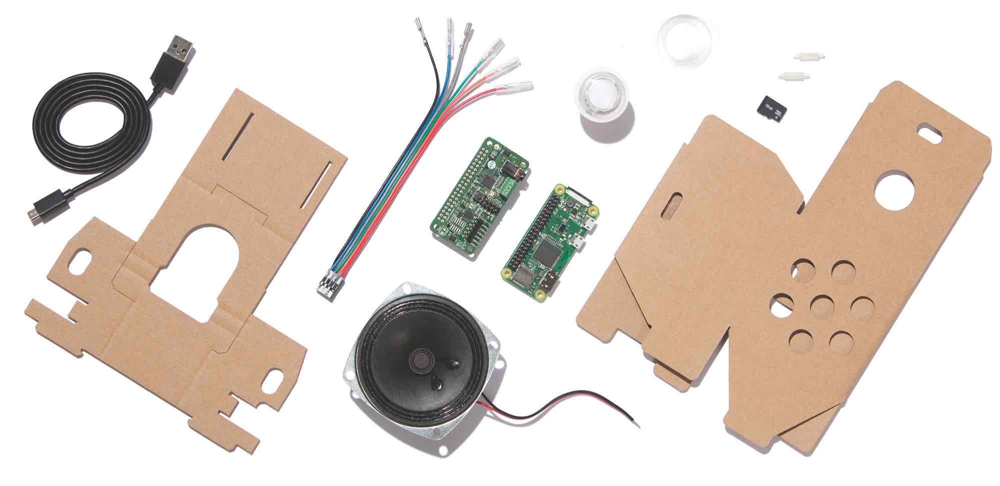Included in the Google AIY Audio kit